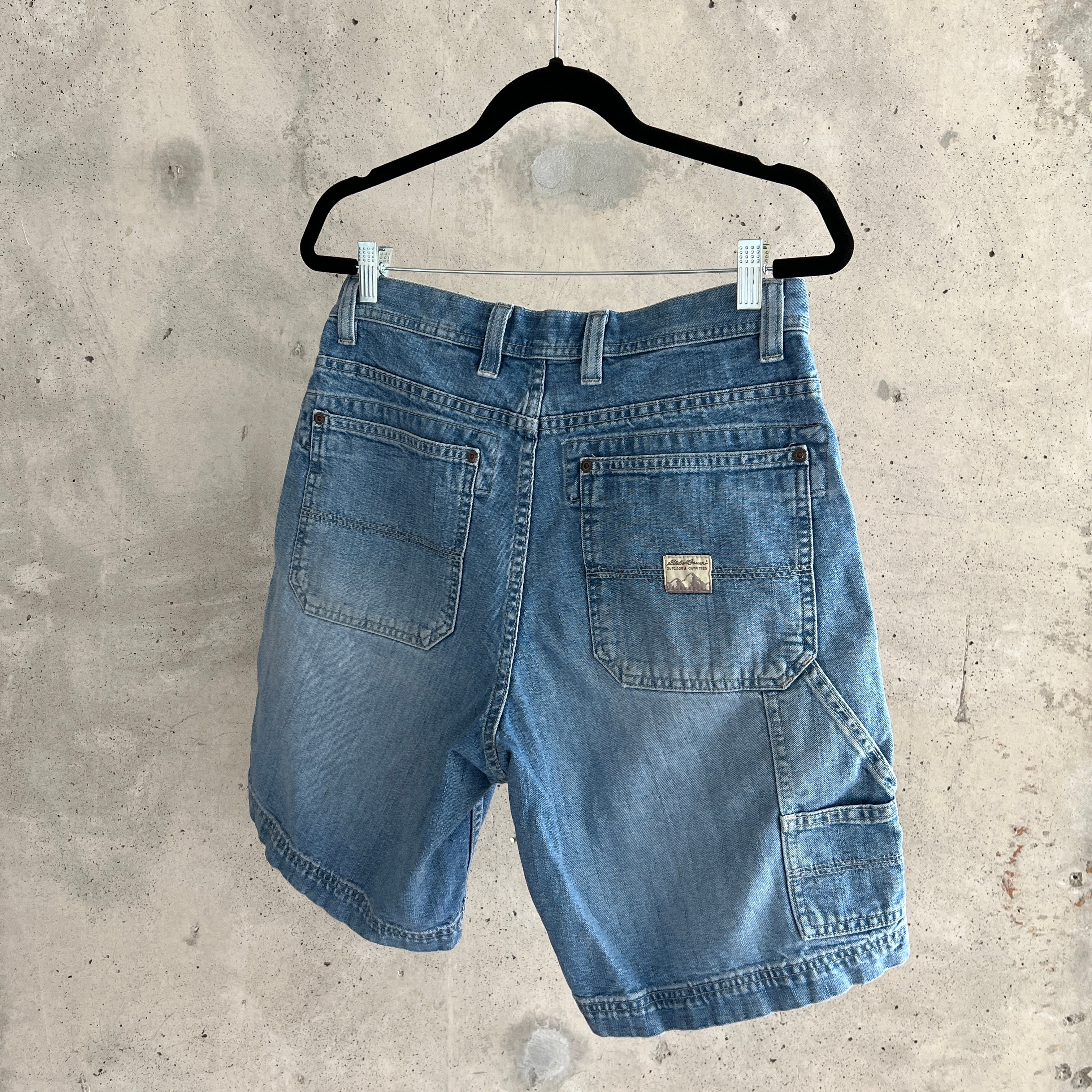 Vintage Eddie Bauer Denim Cargo Shorts