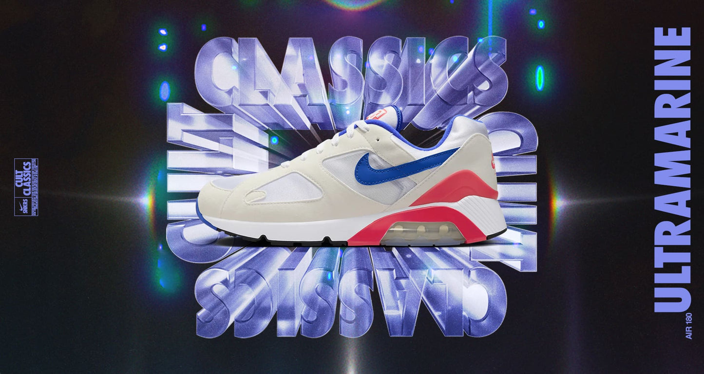 AIR 180 'ULTRAMARINE' - WHITE/ULTRAMARINE/SOLAR RED/BLACK