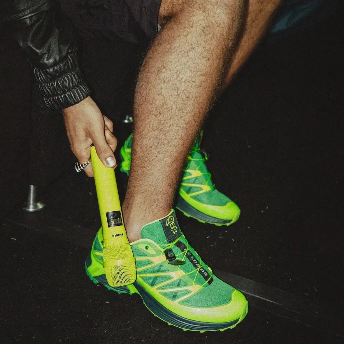 Feid x Salomon XT-Pathway 2 'FXXOMOR' - Bright Green/Green Gecko/Safety Yellow