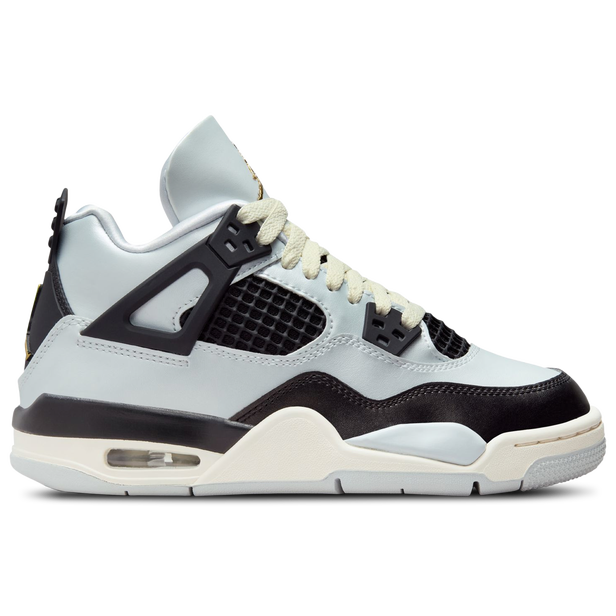 JORDAN 4 RETRO 'PURE PLATINUM' (GS) - PURE PLATINUM/METALLIC GOLD/BLACK/SAIL