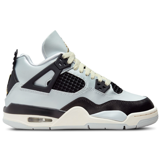 JORDAN 4 RETRO 'PURE PLATINUM' (GS) - PURE PLATINUM/METALLIC GOLD/BLACK/SAIL