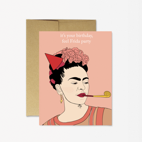 Frida Birthday Card-MAKEWAY