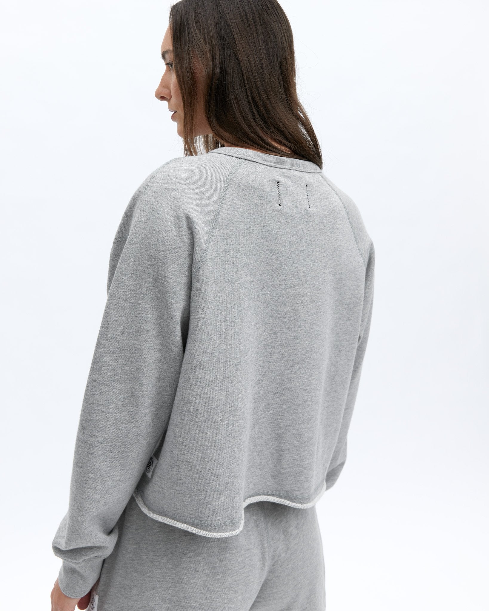 Lightweight Terry Cut-Off Crewneck-MAKEWAY