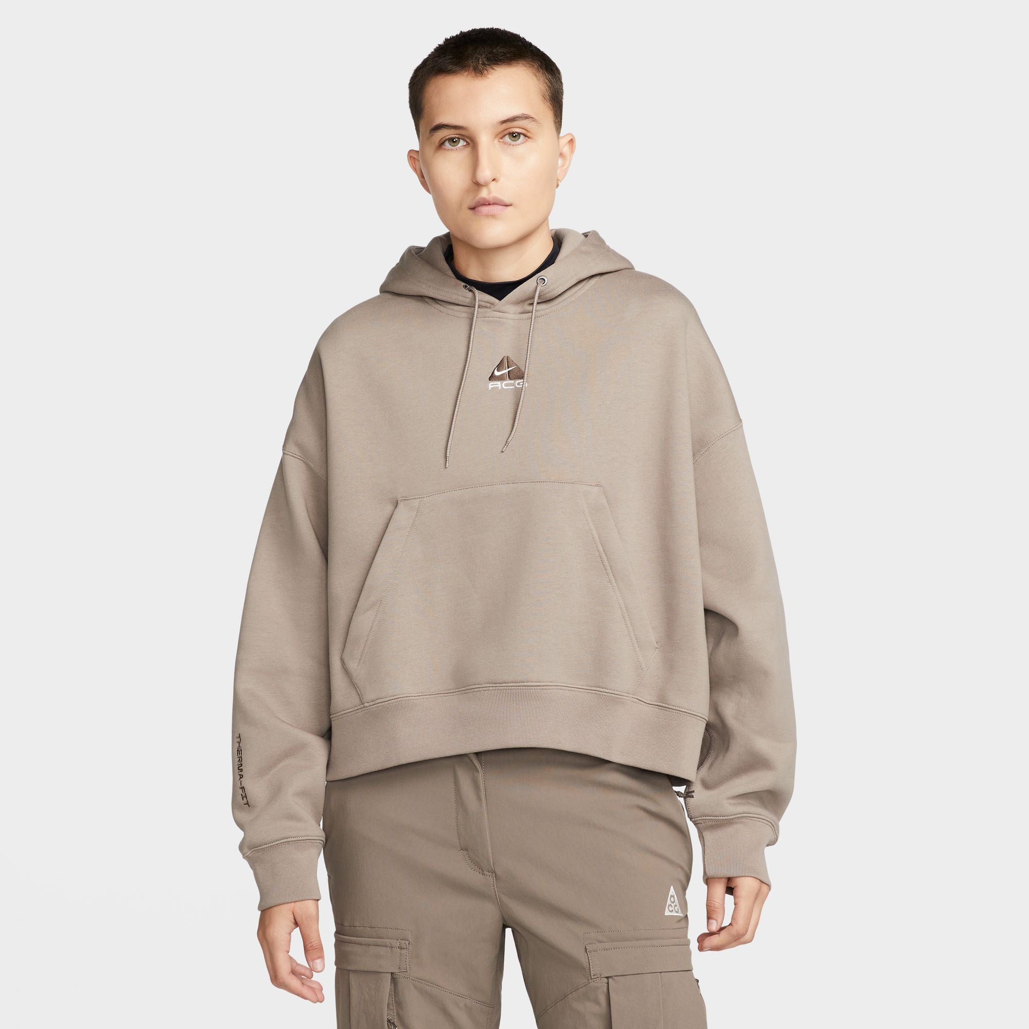ACG Therma-Fit &#39;Tuff Knit&#39; Fleece Hoodie - Moon Fossil/Ironstone