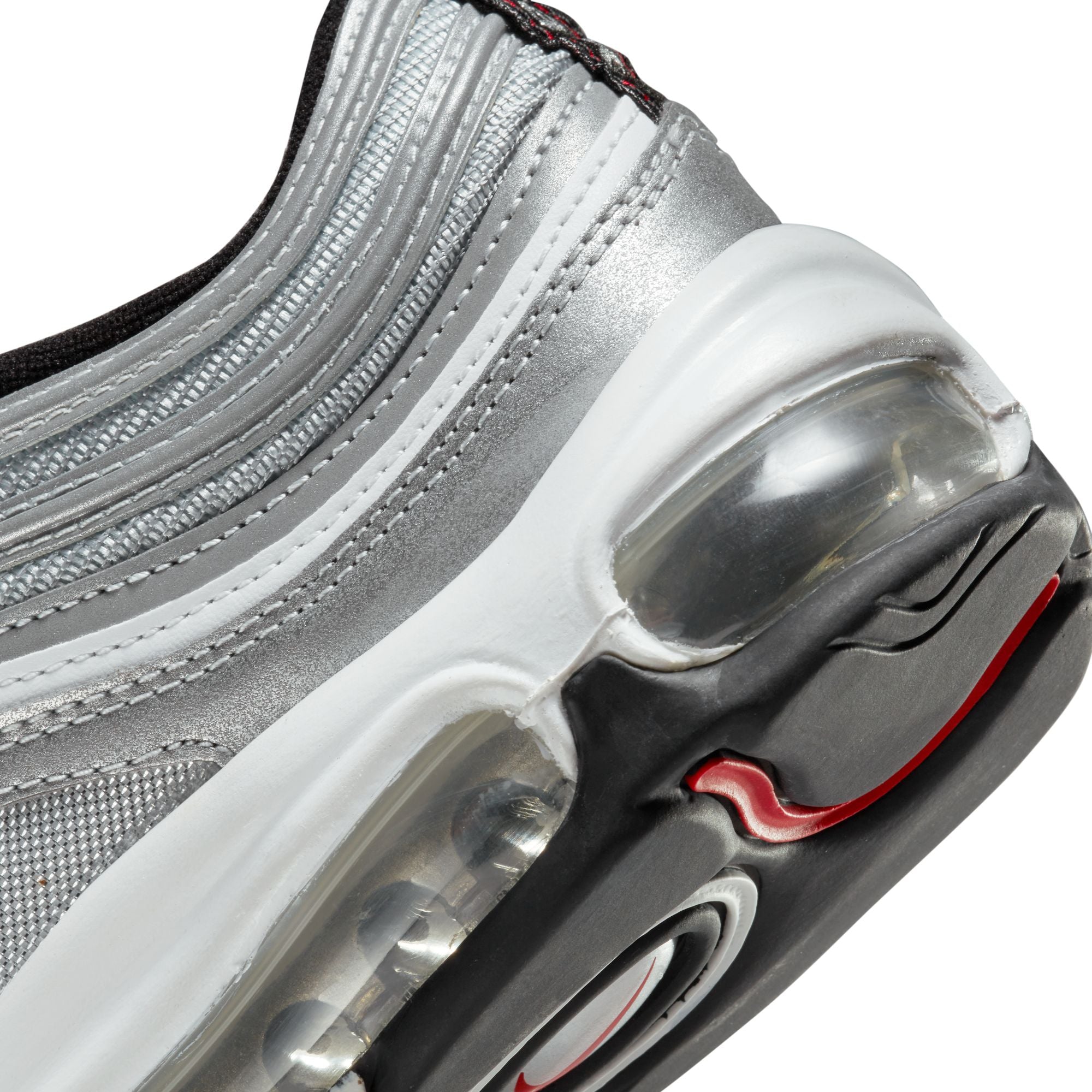 Air Max 97 OG - &#39;Silver Bullet&#39; - Metallic Silver/Varsity Red/White/Black