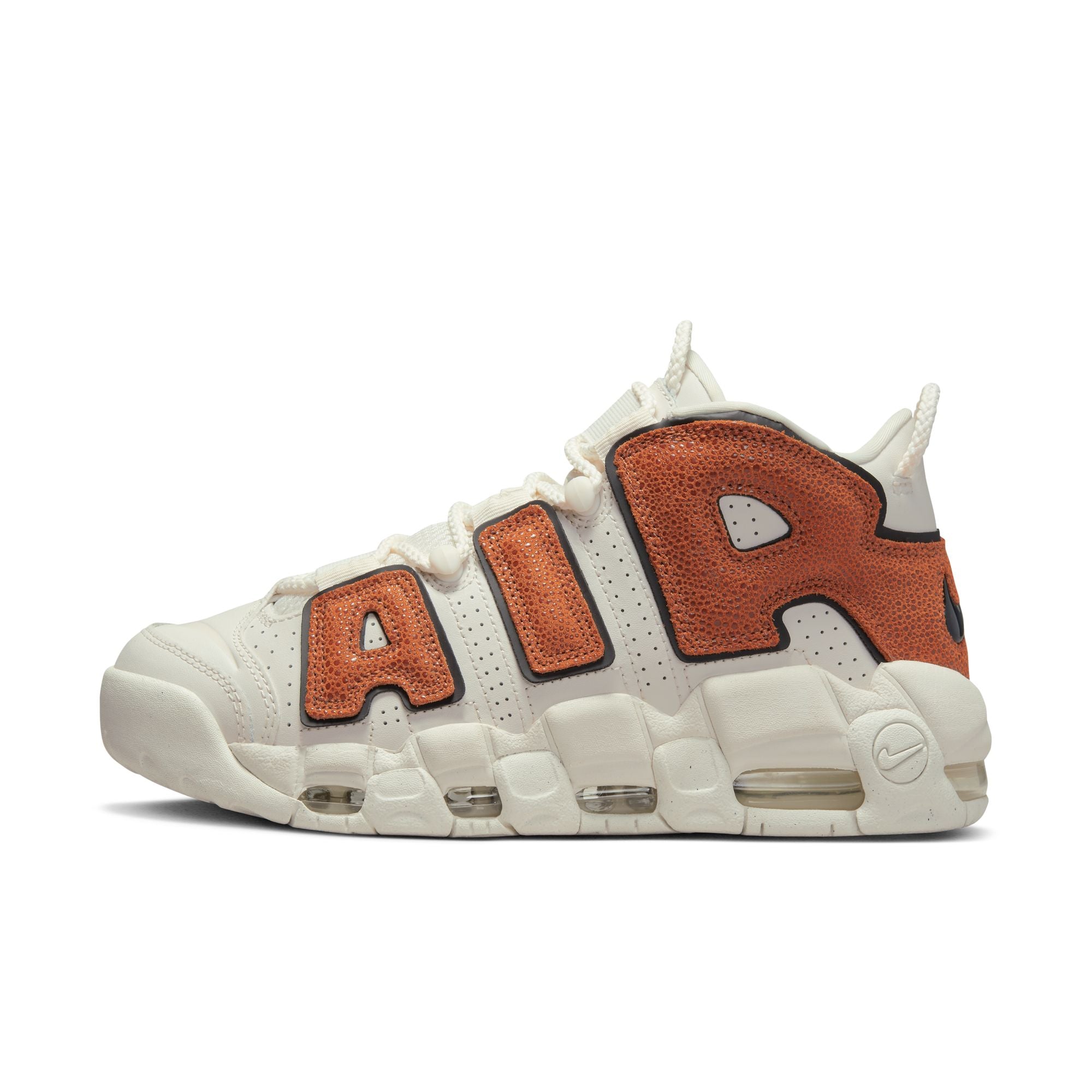 Air More Uptempo - &#39;Basketball Leather&#39; - Phantom/Black/Dark Russet/Sail