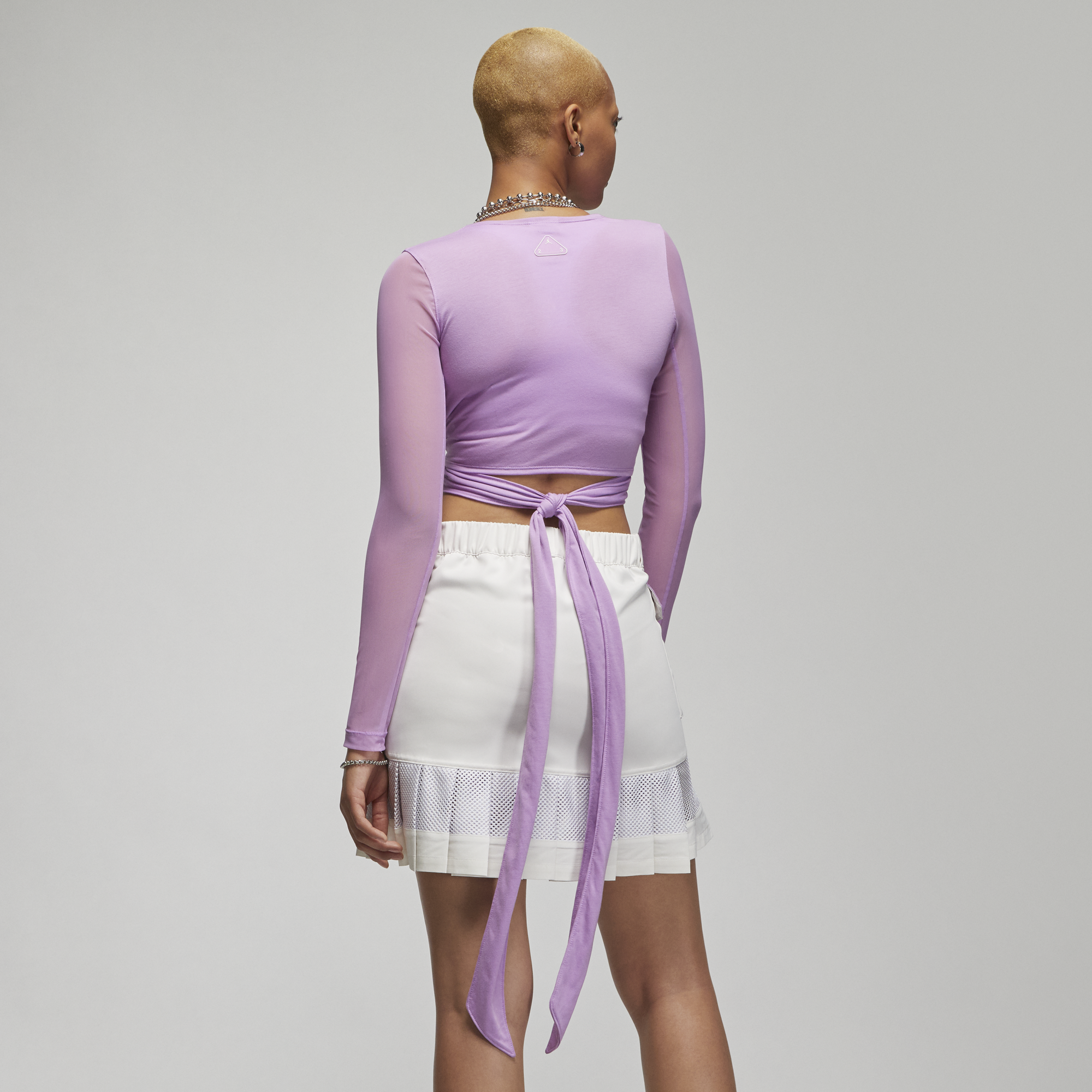 23 Engineered Wrap Top - Purple/Purple