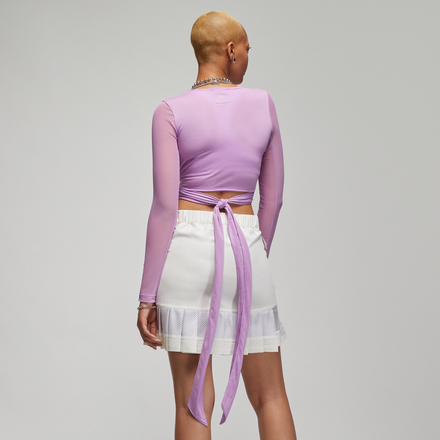 23 Engineered Wrap Top - Purple/Purple