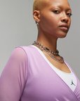 23 Engineered Wrap Top - Purple/Purple