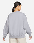 French Terry Crewneck Sweatshirt - Light Steel Grey