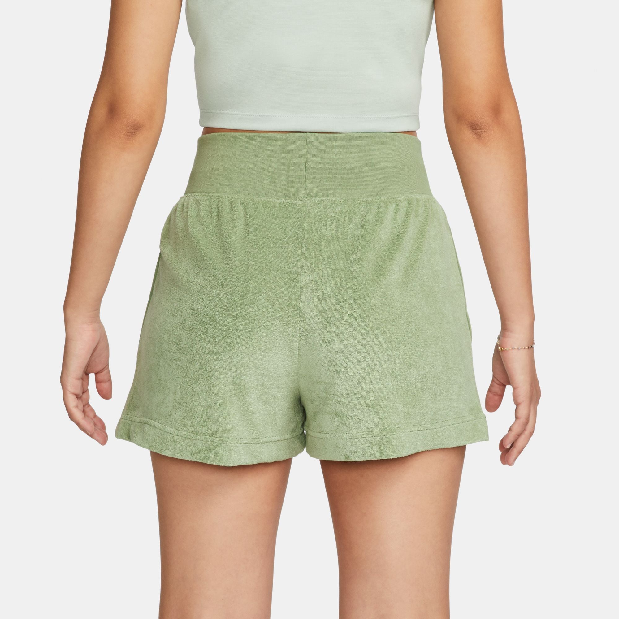 French Terry Shorts - Oil Green/Cargo Khaki