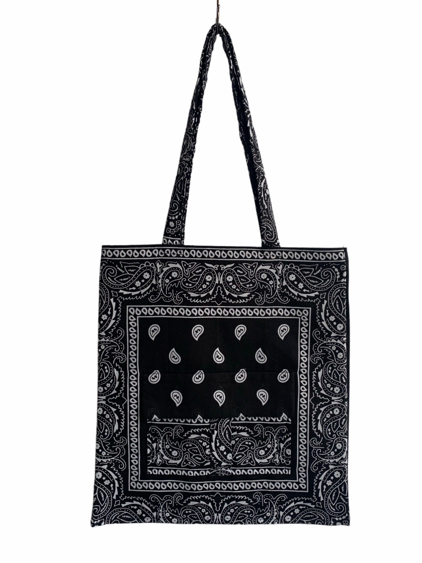 Bandana Cargo Pocket Tote-MAKEWAY