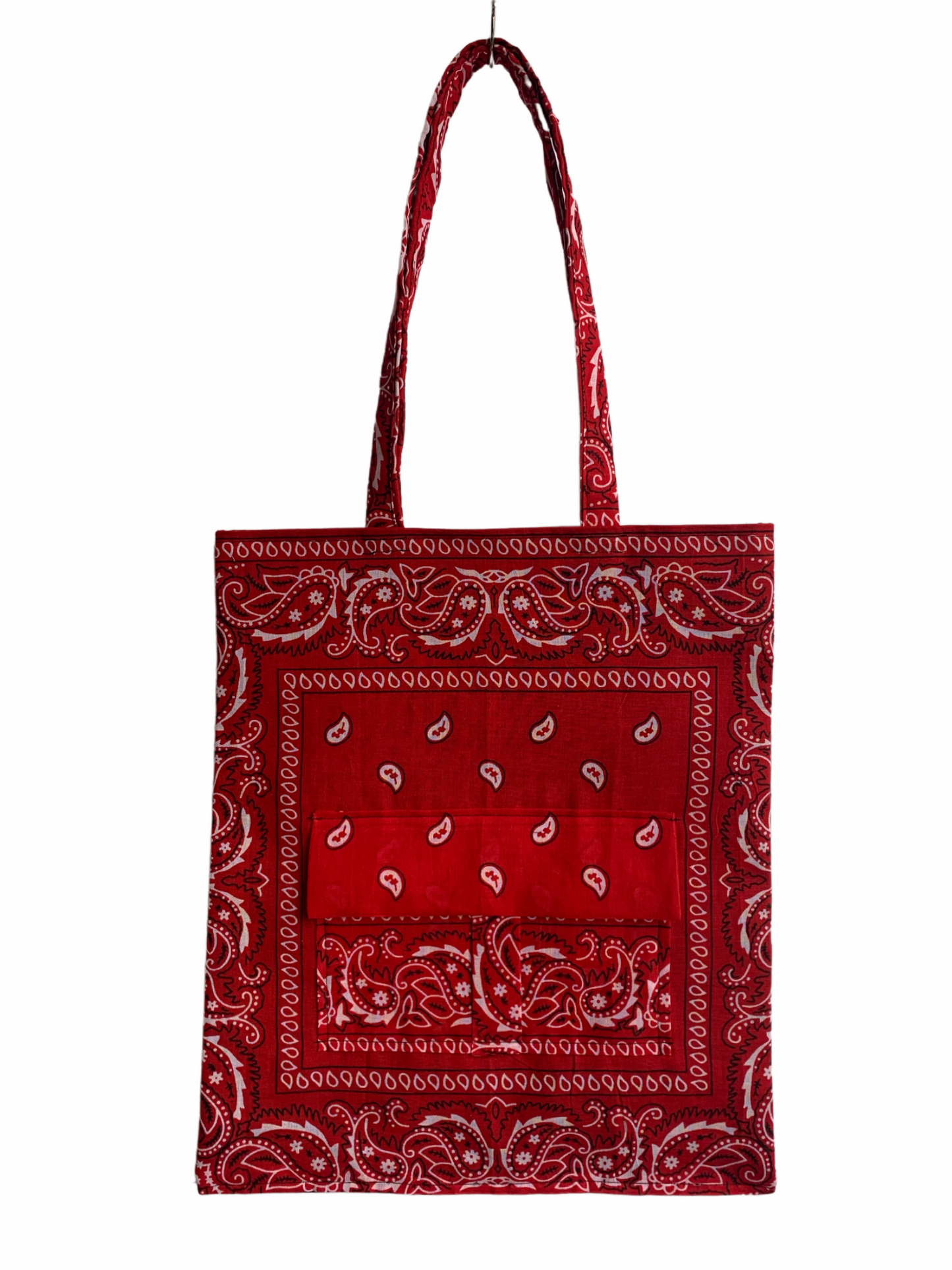 Bandana Cargo Pocket Tote-MAKEWAY