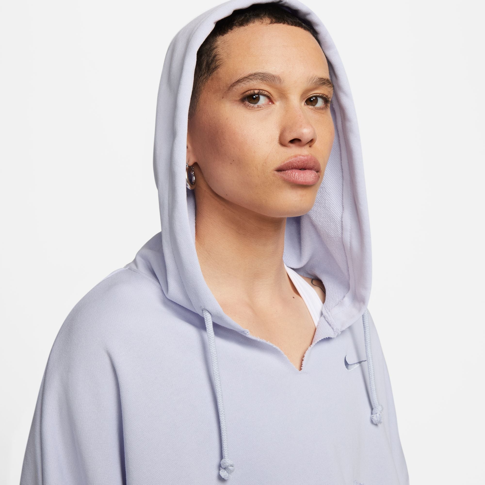 NSW Oversized French Terry Hoodie - Oxygen Purple/Indigo Haze