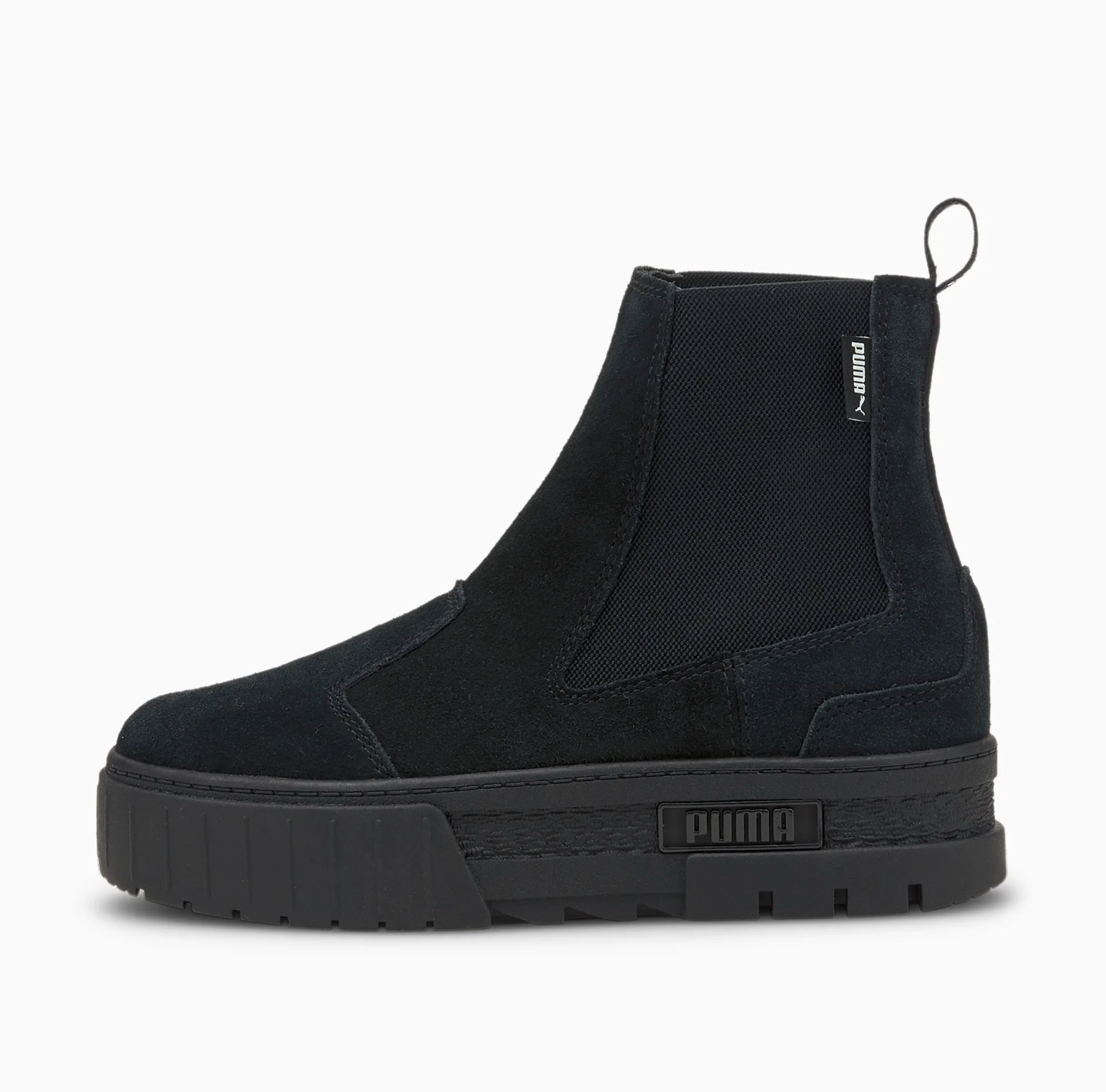 Mayze Chelsea Suede Boot - Black