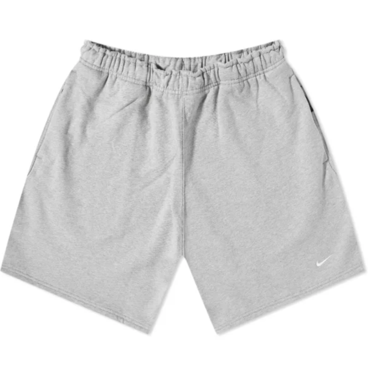 NRG Solo Swoosh Fleece Shorts - Grey