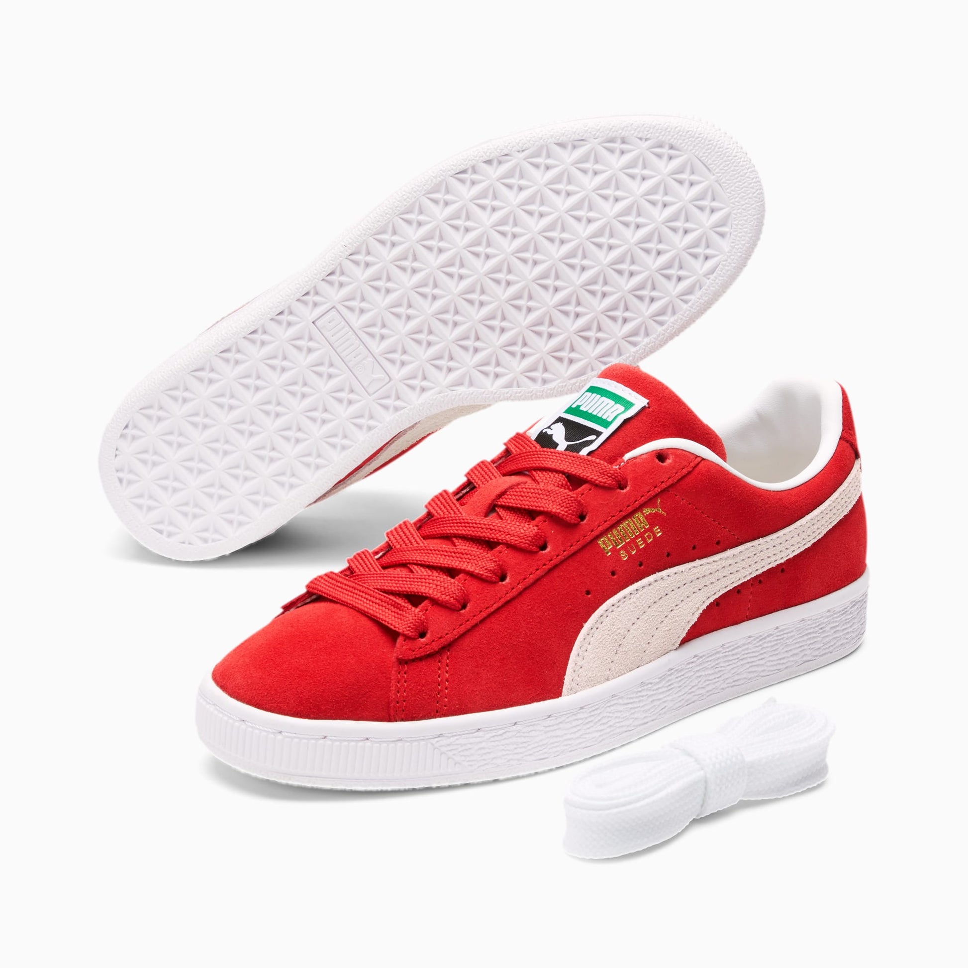 Suede Classic XXI Sneakers High Risk Red-White-MAKEWAY