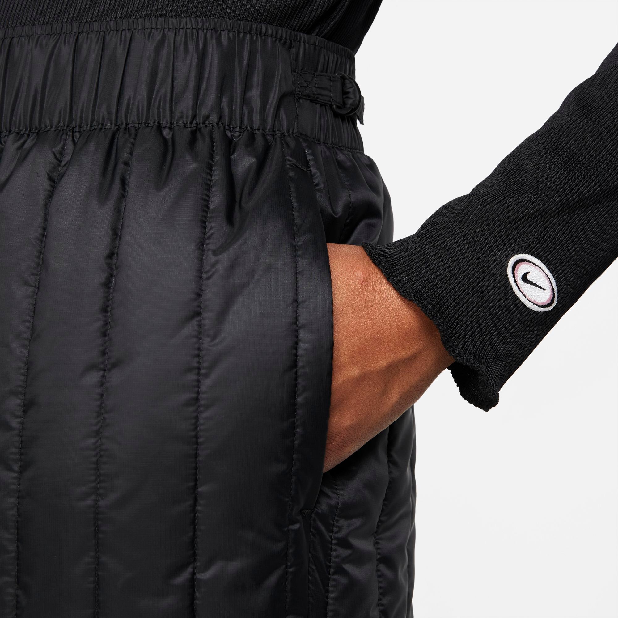Therma-FIT Tech Pack High-Waisted Pants - Black/Lt Orewood