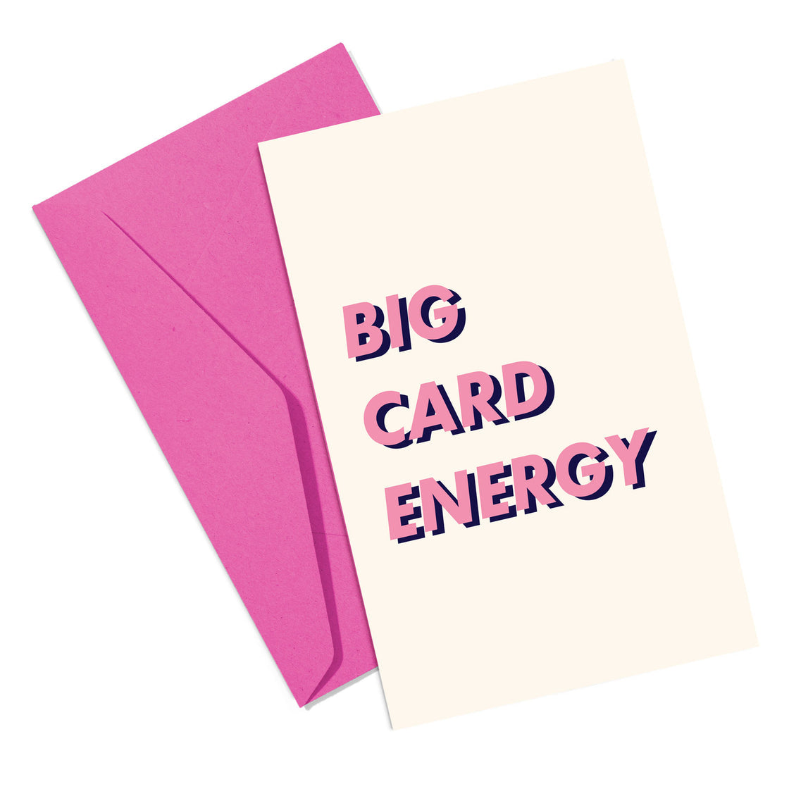 Big Card Energy Card