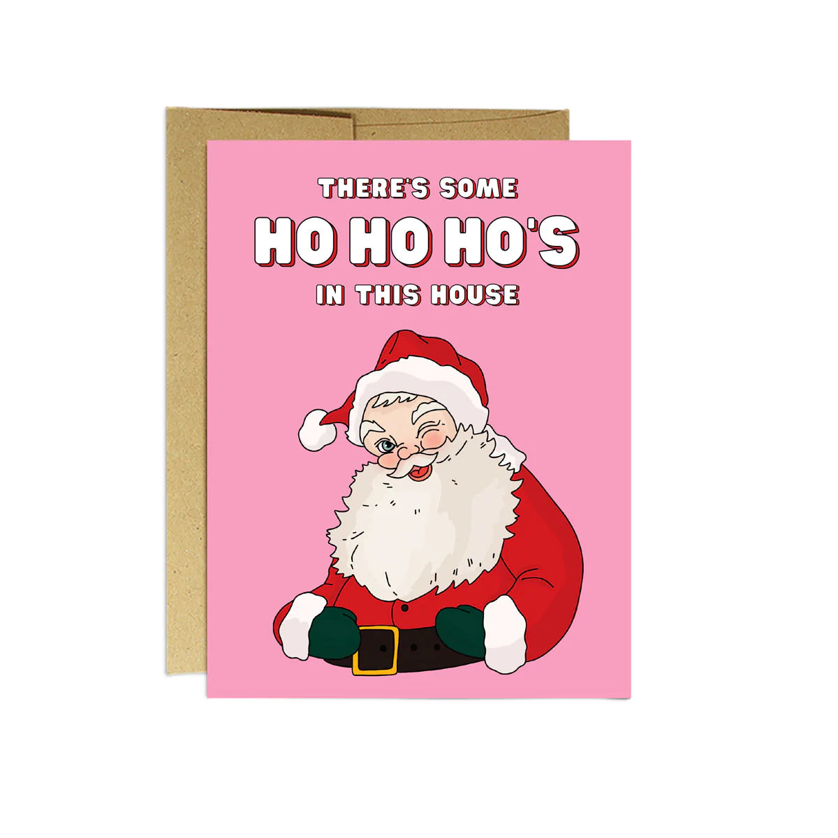 Ho Ho Ho&#39;s in this House Christmas Card