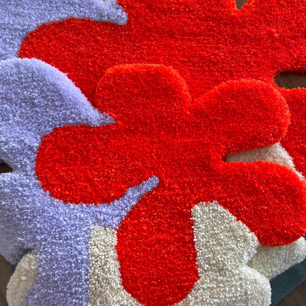 Triple Flubber Party Rug